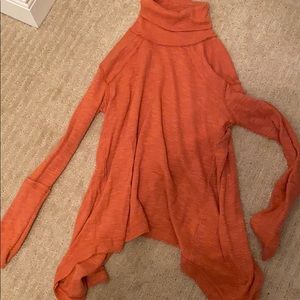 Free people split back turtleneck